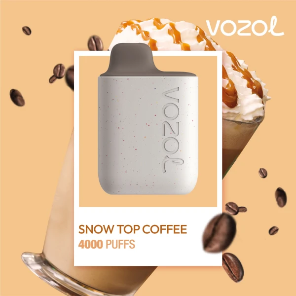 Eldobható elektronikus cigaretta STAR4000 SNOW TOP COFFEE VOZOL