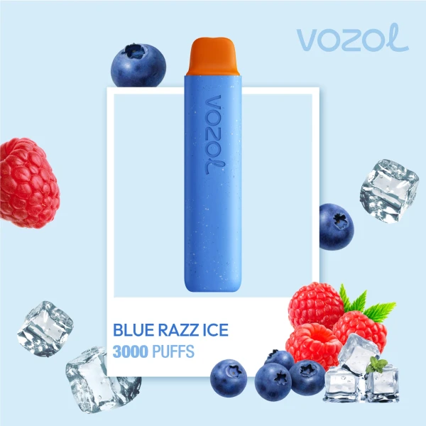 Eldobható elektronikus cigaretta STAR3000 BLUE RAZZ ICE VOZOL