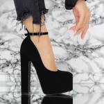 Női sarkú cipő és platform 2XKK1 Fekete Mei