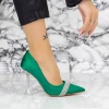 Stiletto cipő 2SY18 Zöld Mei