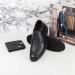 Elegáns férfi cipő 1D8057 Fekete Eldemas