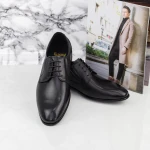 Elegáns férfi cipő 003-035A Fekete Eldemas