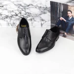 Elegáns férfi cipő 792-046 Fekete Eldemas