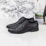 Elegáns férfi cipő 7065-843 Fekete Eldemas