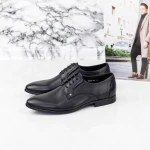Elegáns férfi cipő Y079A-02F Fekete Eldemas