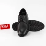 Elegáns férfi cipő 22002 Fekete Mels
