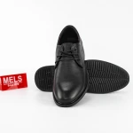 Elegáns férfi cipő 80709 Fekete Mels