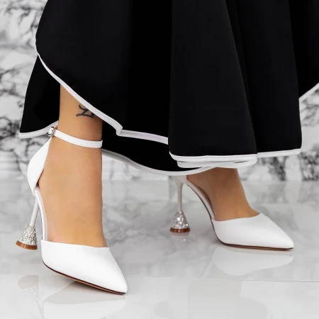 Női sarkú cipő 2DC5 Fehér » MeiMall.hu