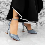 Női sarkú cipő 2DC5 Világoskék » MeiMall.hu