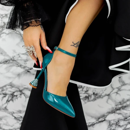 Női sarkú cipő 2DC5 Kék » MeiMall.hu