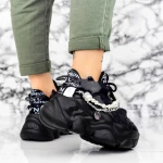 Női sportcipő platformmal 998 Fekete » MeiMall.hu