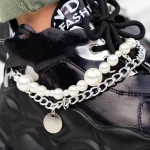 Női sportcipő platformmal 998 Fekete » MeiMall.hu