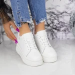 Női sportcipő platformmal 2SZ6 Fehér » MeiMall.hu