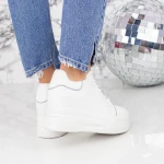 Női sportcipő platformmal 2SZ6 Fehér » MeiMall.hu