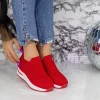 Női sportcipő platformmal 2KDN8 Piros Mei