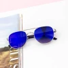 Női napszemüveg 20306 Ezüst-Kék Fashion