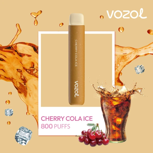 Eldobható elektronikus cigaretta STAR800 CHERRY COLA ICE VOZOL