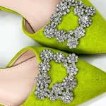Női balerina cipő 23106-2 Zöld » MeiMall.hu