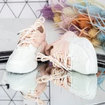 Női tornacipő AX13 Fehér-Rózsaszín Mei