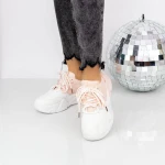 Női tornacipő AX13 Fehér-Rózsaszín Mei