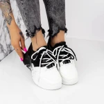 Női tornacipő AX13 Fehér-Fekete Mei