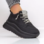 Női sportcipő platformmal 3WL3 Fekete » MeiMall.hu