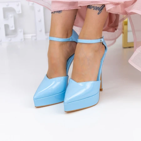 Női sarkú cipő és platform 3XKK9 Kék » MeiMall.hu