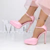 Női sarkú cipő és platform 3XKK9 Rózsaszín Mei