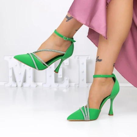 Stiletto cipő 3XKK22 Zöld » MeiMall.hu