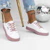 Női tornacipő 961 Rózsaszín-Fehér Fashion