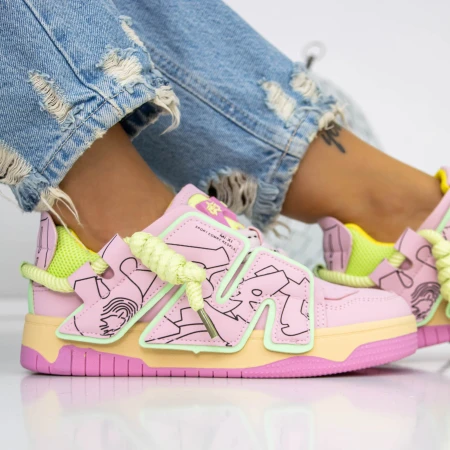 Női tornacipő 3WL37 Rózsaszín » MeiMall.hu