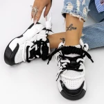 Női tornacipő 3S10 Fekete-Fehér | Mei