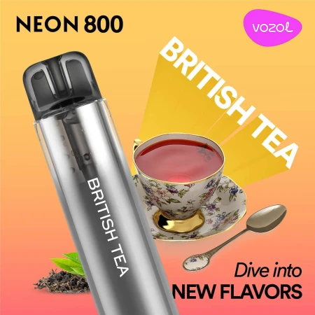 Eldobható elektronikus cigaretta NEON800 BRITISH TEA » MeiMall.hu