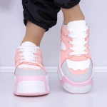 Női sportcipő platformmal 3XJ113 Rózsaszín » MeiMall.hu