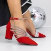 Vastag sarkú cipő 3XKK102 Piros | Mei