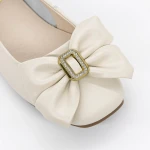 Női balerina cipő 90619 Krém » MeiMall.hu