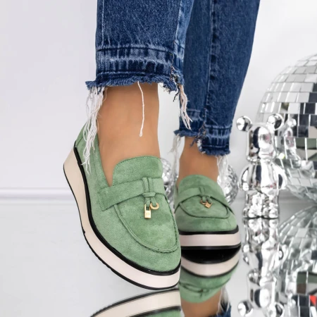 Női alkalmi cipő 3LE37 Zöld » MeiMall.hu