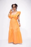 Női ruha L303-6899 Narancs | Timiami