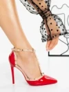 Pantofi Stiletto B-3 RED | MULANKA