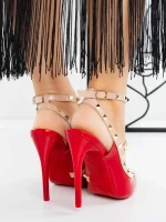 Pantofi Stiletto B-5 RED | MULANKA