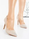 Pantofi Stiletto 2681 BEIGE | GALLEVANI