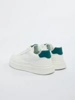 Pantofi Casual Barbati 2502-1 WHITE-GREEN | MEI