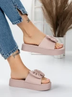 Papuci Dama cu Talpa Joasa 3AW319 PURPLE | MEI