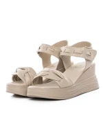 Sandale Dama din piele naturala 8702-1 CREAM | FORMAZIONE