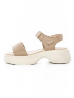 Sandale Dama din piele naturala 82605 APRICOT | BERLINER