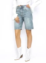 Blugi Scurti Dama RF125 ALBASTRU | MINA