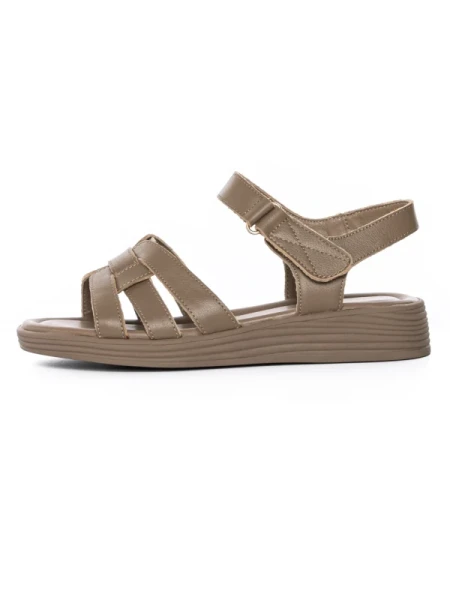 Sandale Dama din piele naturala KM8282 APRICOT | FORMAZIONE