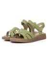 Sandale Dama din piele naturala KM8282 GREEN | FORMAZIONE