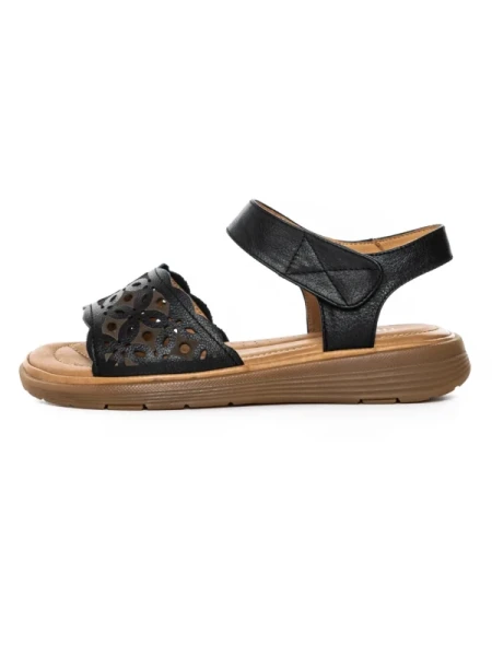 Sandale Dama din piele naturala 33177 BLACK | FORMAZIONE