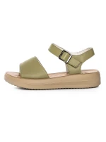 Sandale Dama din piele naturala 246611T GREEN | FORMAZIONE